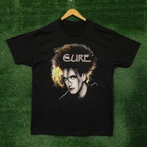 The Cure Robert Smith Gothic Metal Band T-Shirt Size Large